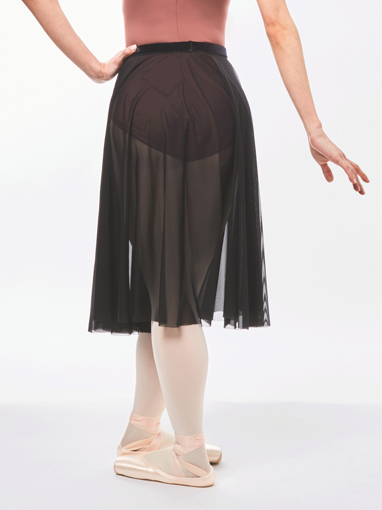 Romantic-Rehearsal-Skirt-Back-BLK - Gaynor Minden